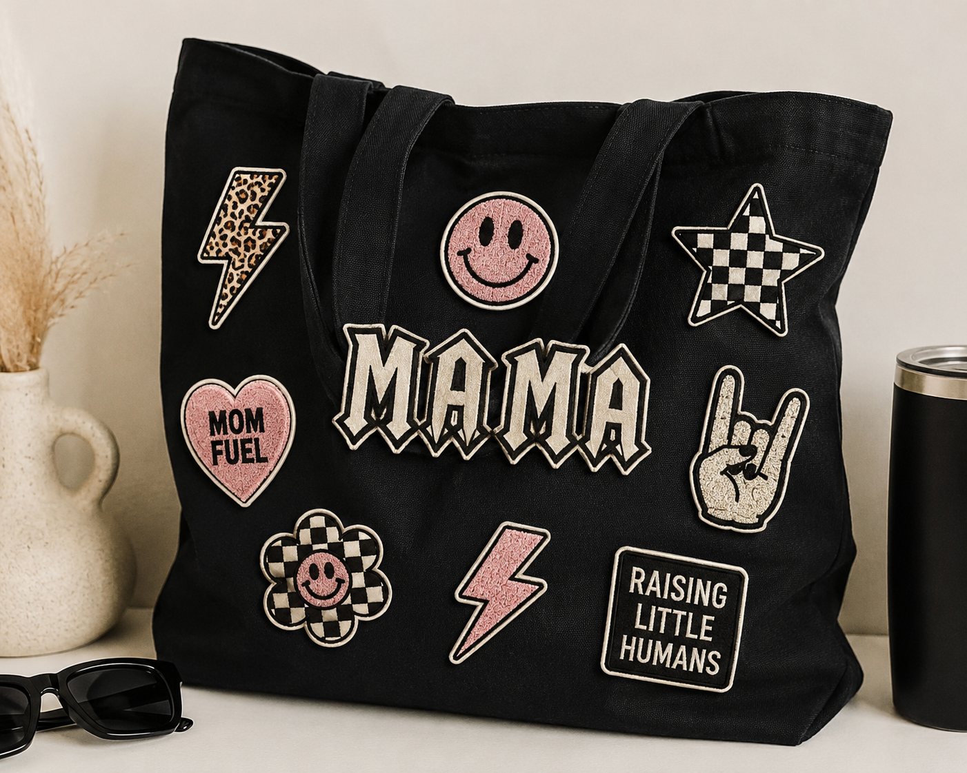 Customizable tote bags, these will also come with a mini scoop (5-8 items)