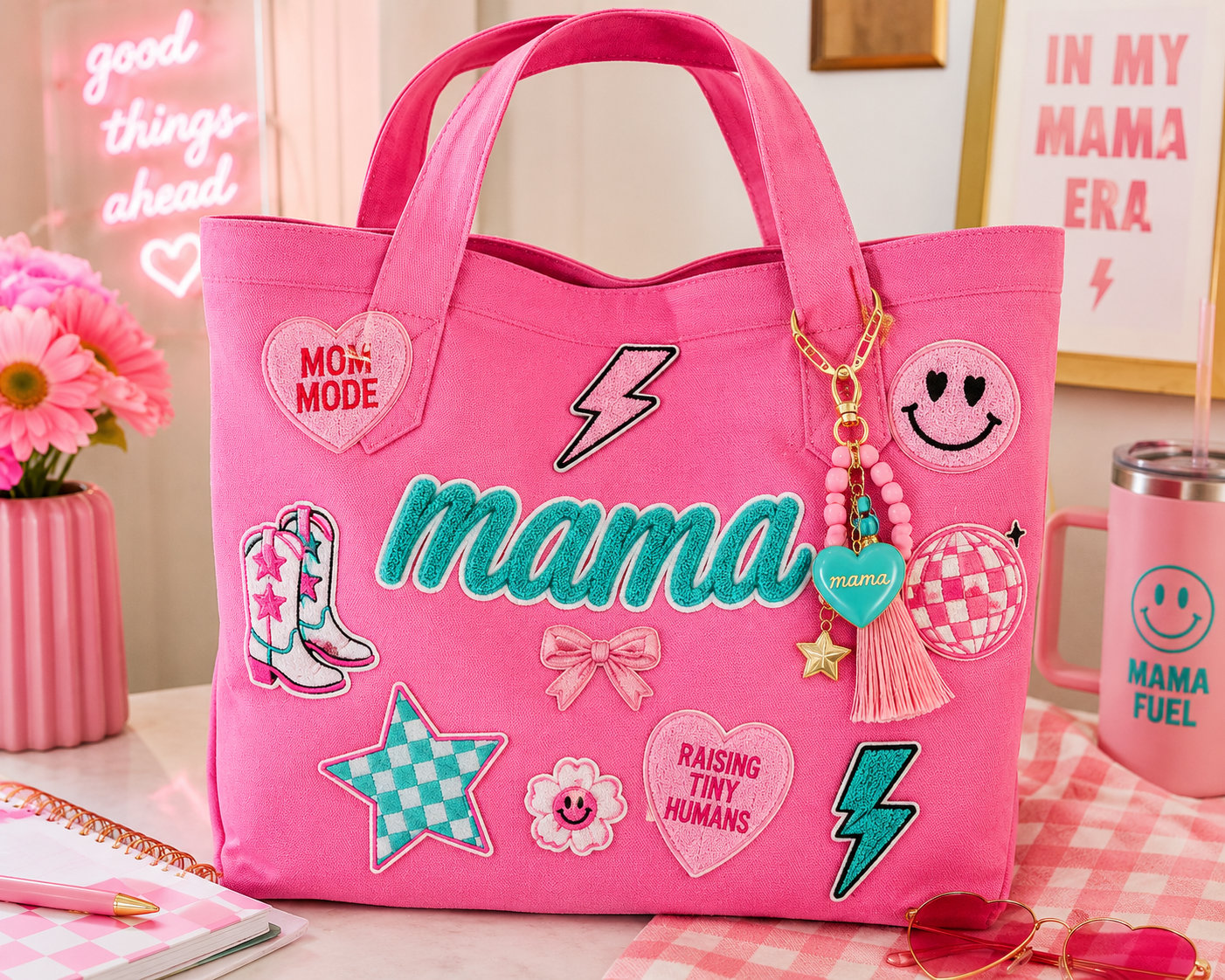 Customizable tote bags, these will also come with a mini scoop (5-8 items)